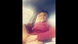 Trying Not To Get Caught Masturbating In Car