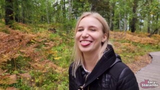 Walking With My Stepsister In The Forest Park. Sex Blog, Live Video. – POV