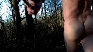 300 Naked Barefoot Steps In Woods