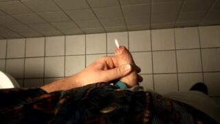 A Quick Wank In A Public Toilet