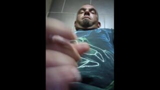 Almost Caught – Jerking Off In The Mall Bathroom