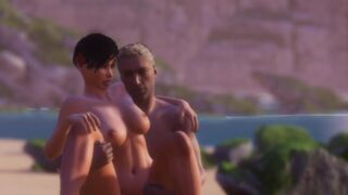 Amateur Outdoor Public Sex With Huge Facial 3D Hentai