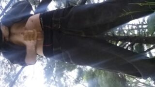 At The Park Off The Nature Trail. Verified Amateur In Risky Public Nudity.