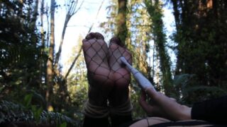 Forest Self Bondage Tickle