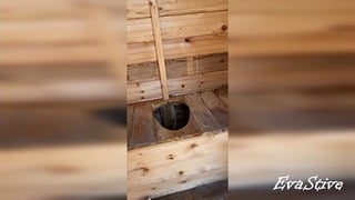 I Pee In The Outdoor Toilet At The Sea