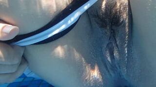 Milf Shows Shell In Pool