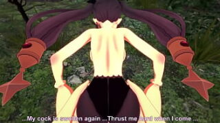 Mona Fucking In The Forest Genshin Impact