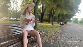 My Wife Is Flashing Her Pussy To People In Park. No Panties In Public.