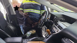 Omg!!! Female Customer Caught The Food Delivery Guy Jerking Off On Her Caesar Salad In Car