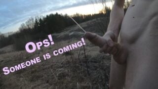 Ops! Really Close One! Risky Public Nudity Johann Wood