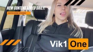 Passionate Sex In The Car With A Hot Blonde