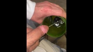 Quick Piss In Cup Public Kitchen At Work Desperate Full Bladder Female Boss Caught