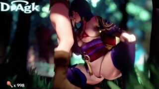 Raiden Shogun Baal Gives Aether A Blowjob In The Inazuma Forest Genshin Impact 3D Sex Animation