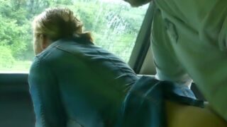 Remote Toy Loud Wet Pussy Hitchhiker Cutie Masturbates In Car And Gets Fucked Hard In The Back