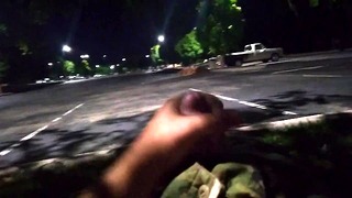 Tranny Being Risky And Masturbating In Public