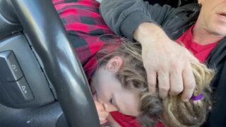 Young Blonde Sucking My Cock At The Mall