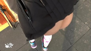 Butthole Public Fuck With Teenage Amateur Whore & Cumload