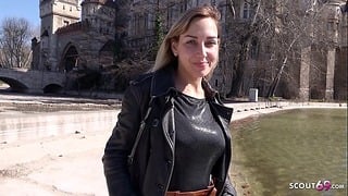 German Scout – Big H. Natural Boobs Teen Tell to Fuck at Pickup Casting