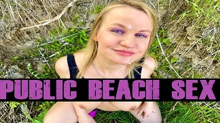 Pov: Risky Milf Grasped Masturbating at the Beach & Got Fucked By the Outlander