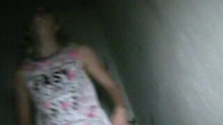 Little Blonde Spits Cum From Public Agent