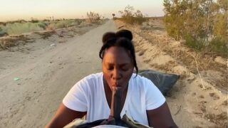 Pulled Over to Fuck With Cum Shot