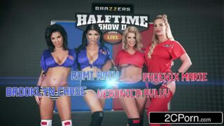 The Halftime Orgy Pornstars Sex!