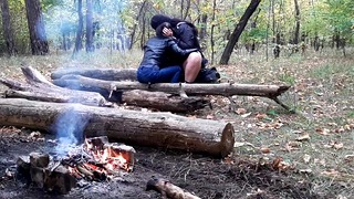 Our first sex in a risky public place – IkaSmokS
