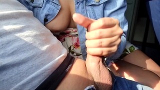 Quick Blowjob For A Bus Passanger