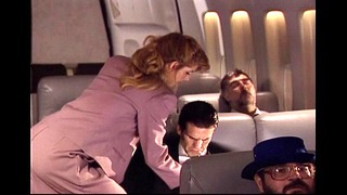 Blonde Flight Attendant Fucked
