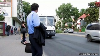 Public Bus Bondage Fuck