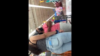 Real Milf Caught in Tight Jeans