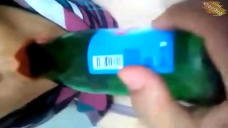 Malay Teen Sucks Bottle in Homemade Cam Show
