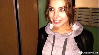 Real Amateur Girl Gets Rough Fucked