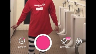 Crossdresser Public Restroom Masturbation