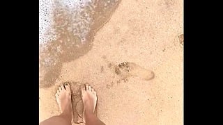 Pee Spotting Public Beach