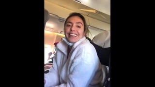 Public Airplane Blowjob