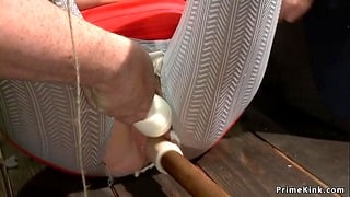 Public BDSM Anal Submission