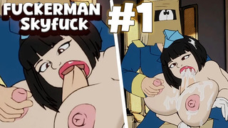 Chubby busty stewardess gives me a delicious blowjob on the plane (Fuckerman Skyfuck #1) – Jazziuu