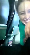 Airplane blowjob