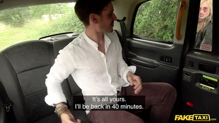 Fake Taxi Horny couple hire the taxi for sex