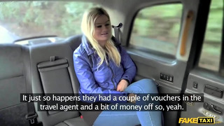 Fake Taxi blonde gets backseat discount
