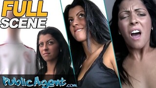 Public Agent Full Scene – 18 year old student takes my cum while her boyfriend waits outside