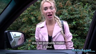 Public Agent – cheating creampie for girlfriend in need