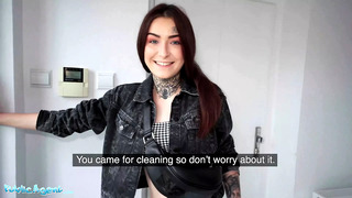 Public Agent, Hot Cleaner Tabitha Poison Fucks her Rich Boss