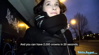 Public Agent Hot Czech car fuck after public blowjob