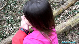 Public Agent Sexy jogger fucked in the woods