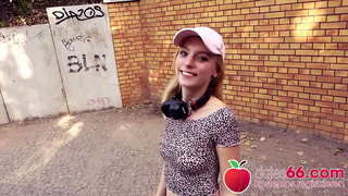 Teenie Tourist◀Lily Ray visits Berlin for her ▶FIRST PUBLIC FUCK! ▶Dates66.com (FULL SCENE)