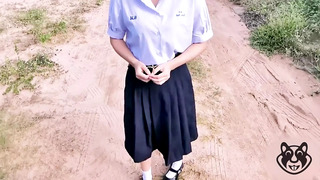 Melon Ice – Thai Student Outdoor in Forest
