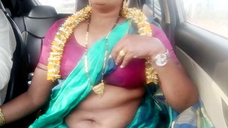 Car sex for long drive. Indian housewife with husbend's father. Telugu dirty talks.