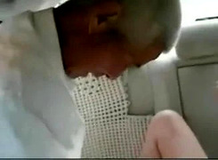 Asian Grandpa Has Car Sex